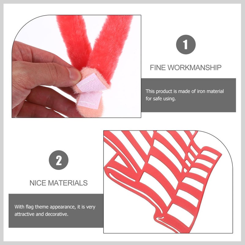 INOOMP Professional Mailbox Flag Mailbox Replacement Flag Shape Stake Decoration Outside Mailboxes Stick - Image 5